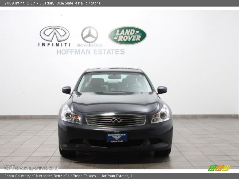 Blue Slate Metallic / Stone 2009 Infiniti G 37 x S Sedan
