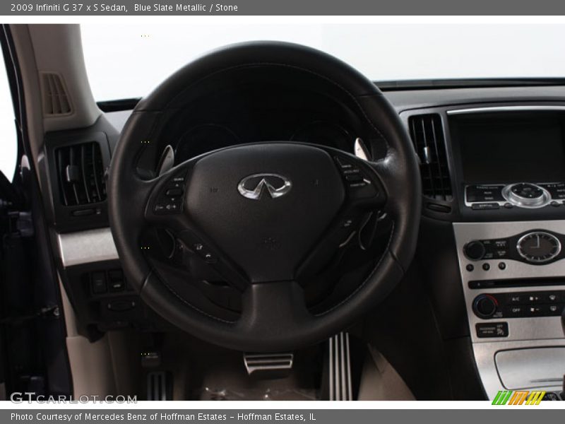 Blue Slate Metallic / Stone 2009 Infiniti G 37 x S Sedan
