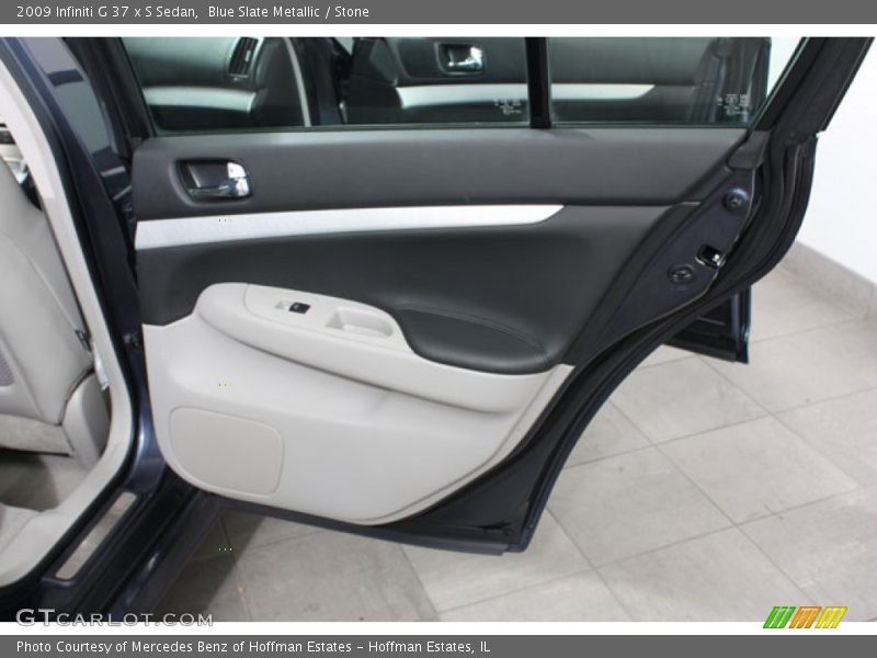 Blue Slate Metallic / Stone 2009 Infiniti G 37 x S Sedan
