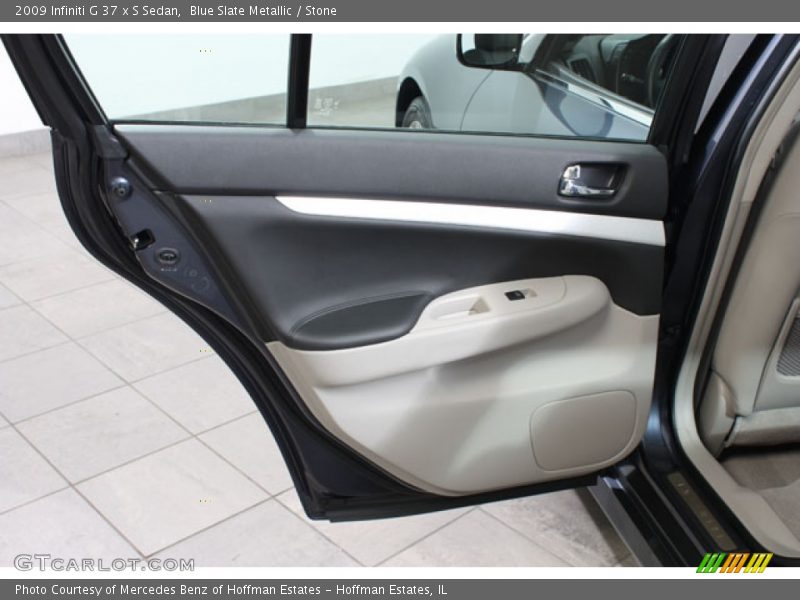 Blue Slate Metallic / Stone 2009 Infiniti G 37 x S Sedan