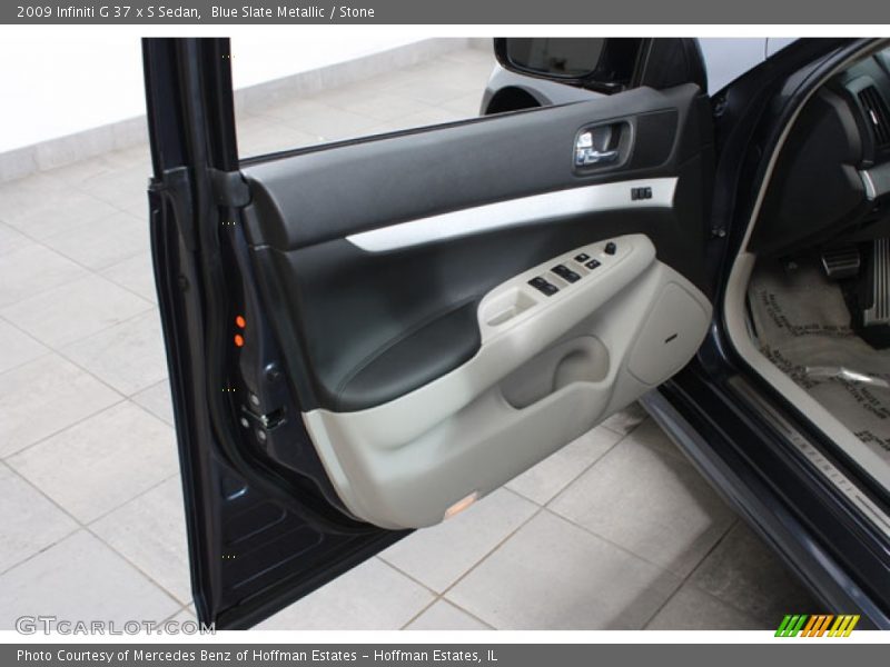 Blue Slate Metallic / Stone 2009 Infiniti G 37 x S Sedan