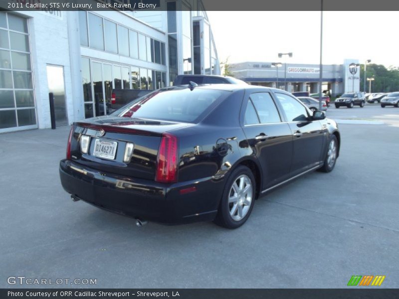 Black Raven / Ebony 2011 Cadillac STS V6 Luxury