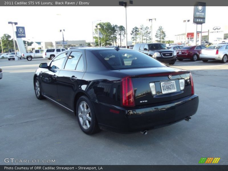 Black Raven / Ebony 2011 Cadillac STS V6 Luxury