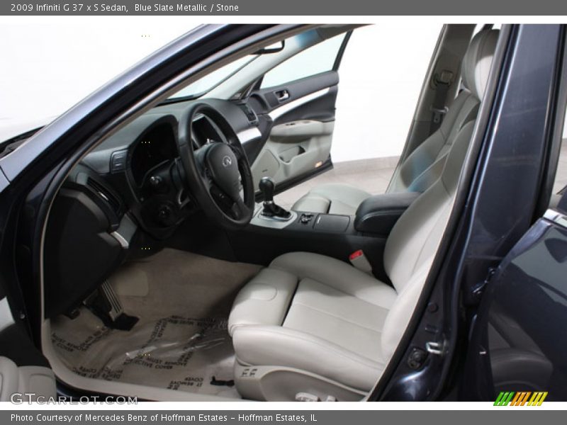 Blue Slate Metallic / Stone 2009 Infiniti G 37 x S Sedan