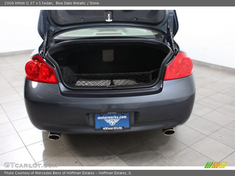 Blue Slate Metallic / Stone 2009 Infiniti G 37 x S Sedan