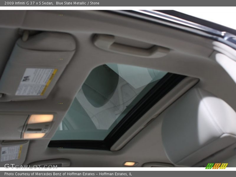 Blue Slate Metallic / Stone 2009 Infiniti G 37 x S Sedan