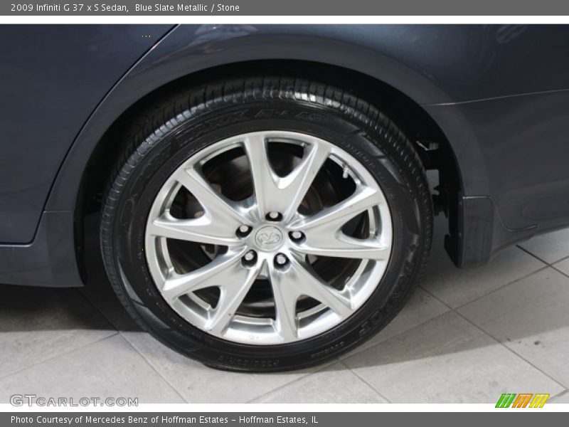 Blue Slate Metallic / Stone 2009 Infiniti G 37 x S Sedan
