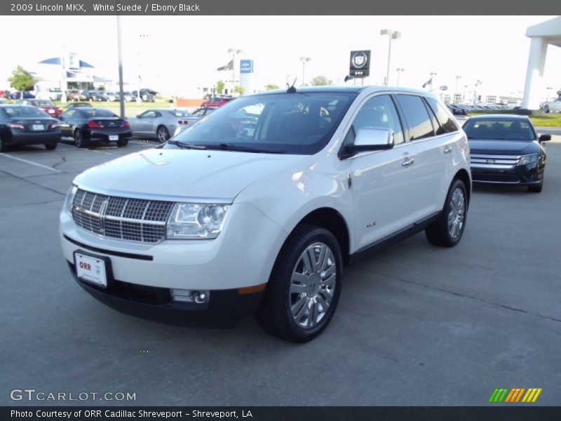 White Suede / Ebony Black 2009 Lincoln MKX