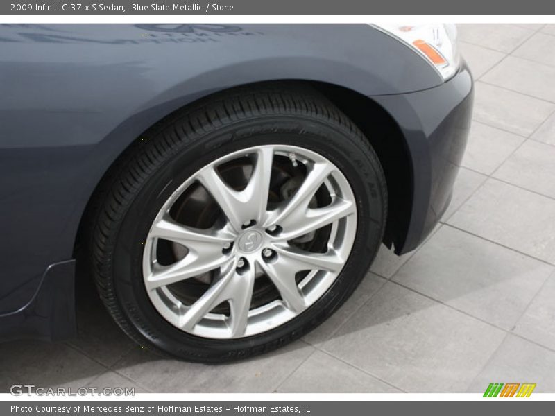 Blue Slate Metallic / Stone 2009 Infiniti G 37 x S Sedan