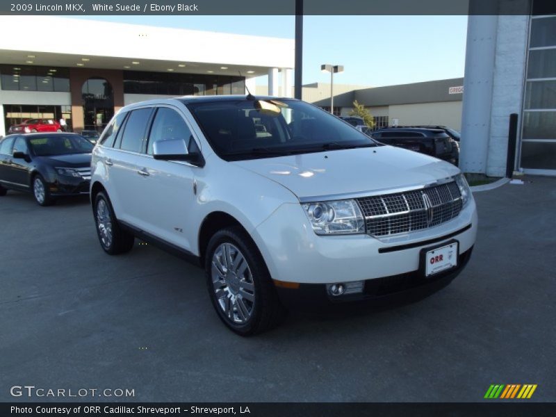 White Suede / Ebony Black 2009 Lincoln MKX