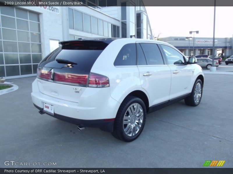 White Suede / Ebony Black 2009 Lincoln MKX