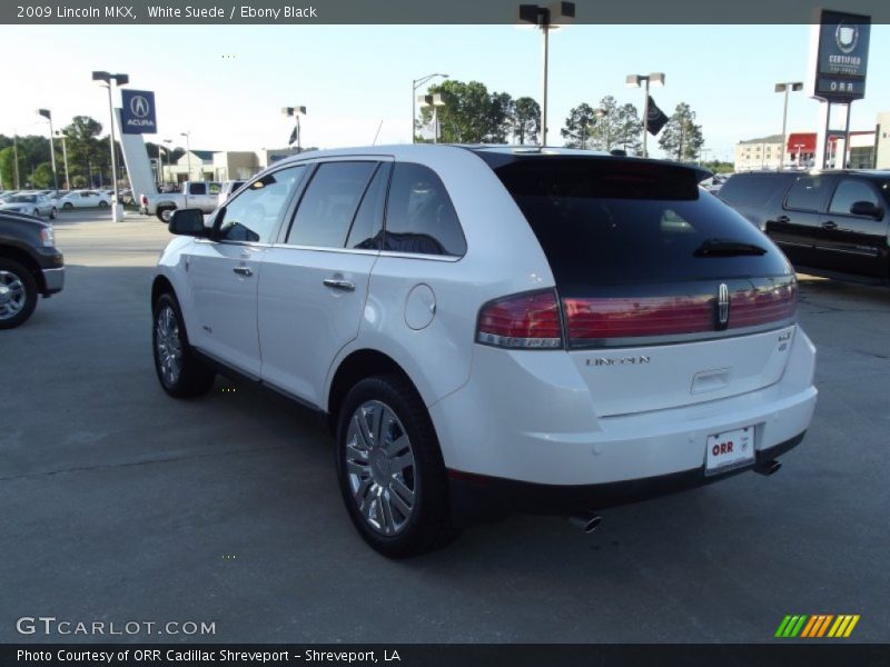 White Suede / Ebony Black 2009 Lincoln MKX