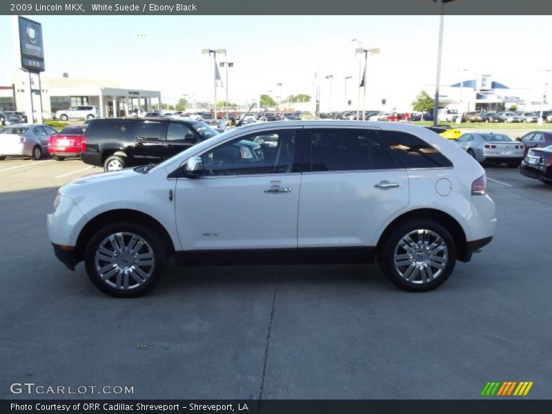 White Suede / Ebony Black 2009 Lincoln MKX
