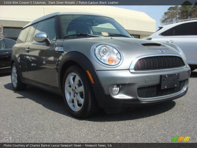 Dark Silver Metallic / Punch Carbon Black Leather 2009 Mini Cooper S Clubman