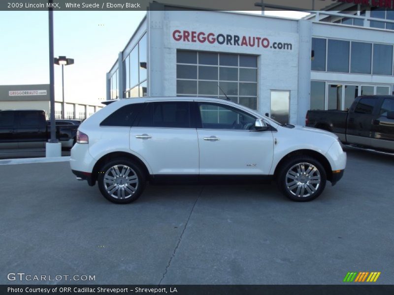 White Suede / Ebony Black 2009 Lincoln MKX