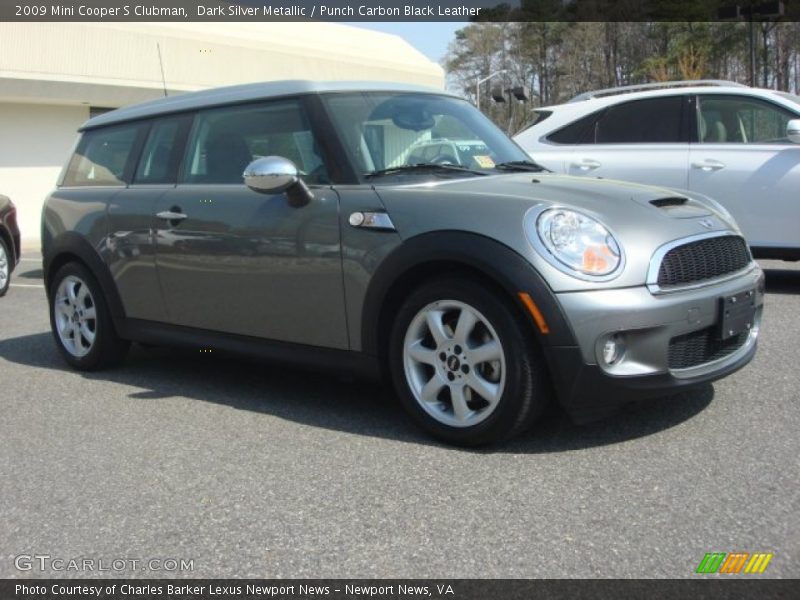 Dark Silver Metallic / Punch Carbon Black Leather 2009 Mini Cooper S Clubman