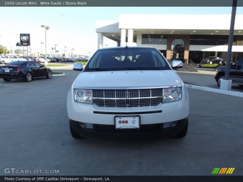 White Suede / Ebony Black 2009 Lincoln MKX