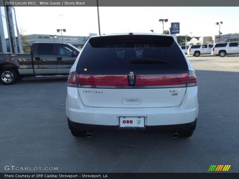 White Suede / Ebony Black 2009 Lincoln MKX