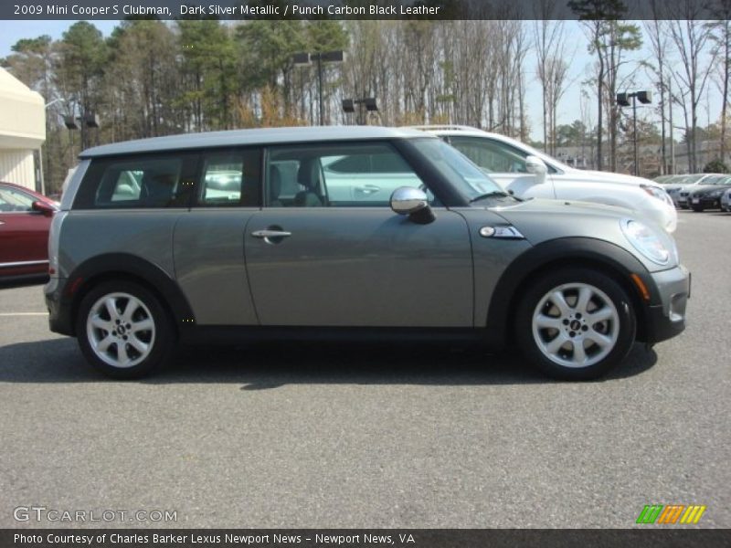 Dark Silver Metallic / Punch Carbon Black Leather 2009 Mini Cooper S Clubman