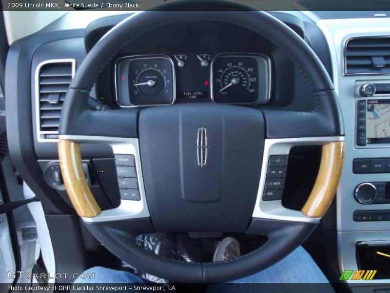 White Suede / Ebony Black 2009 Lincoln MKX