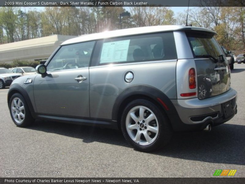 Dark Silver Metallic / Punch Carbon Black Leather 2009 Mini Cooper S Clubman