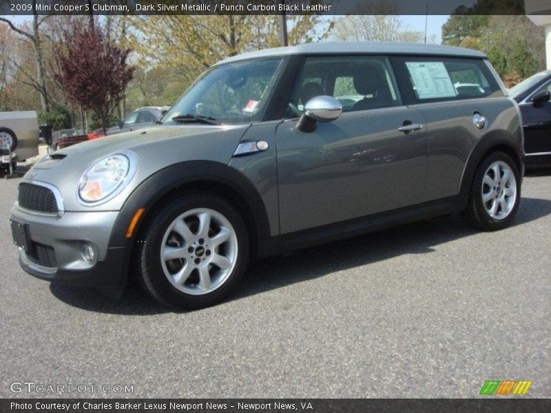 Dark Silver Metallic / Punch Carbon Black Leather 2009 Mini Cooper S Clubman