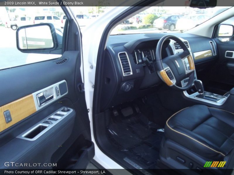 White Suede / Ebony Black 2009 Lincoln MKX