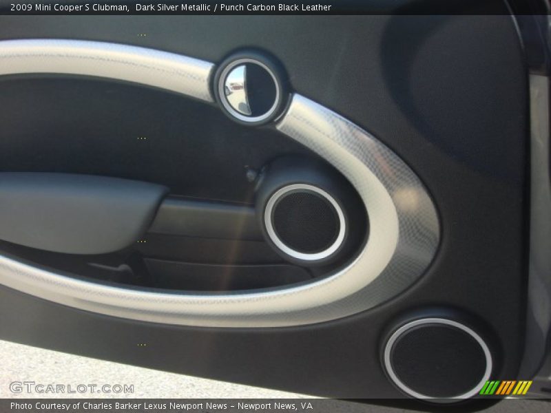 Dark Silver Metallic / Punch Carbon Black Leather 2009 Mini Cooper S Clubman