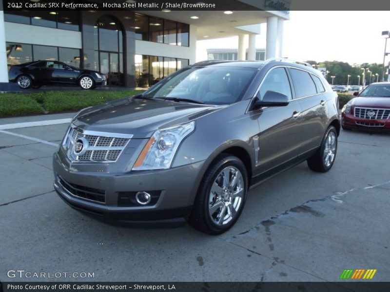 Mocha Steel Metallic / Shale/Brownstone 2012 Cadillac SRX Performance
