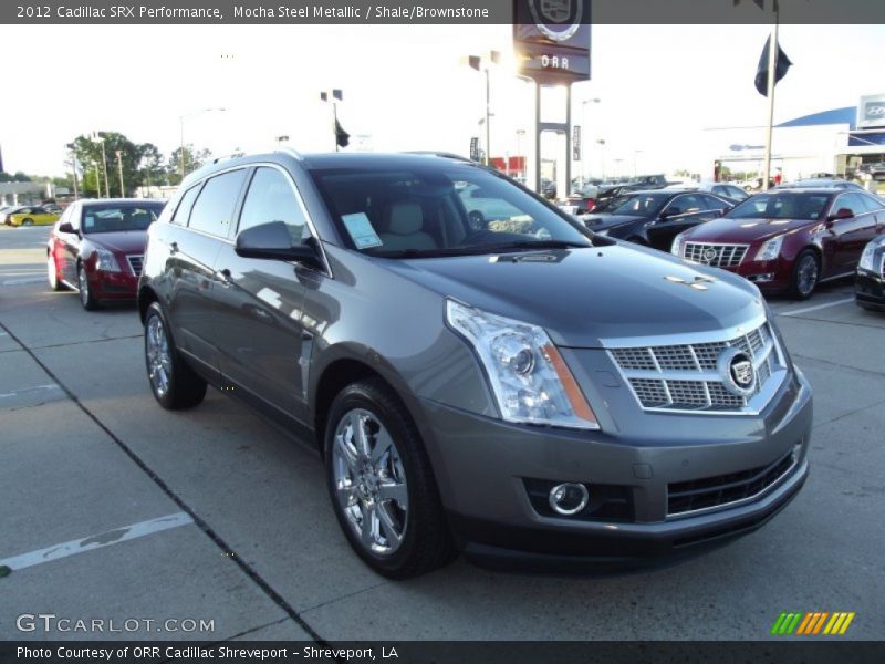 Mocha Steel Metallic / Shale/Brownstone 2012 Cadillac SRX Performance