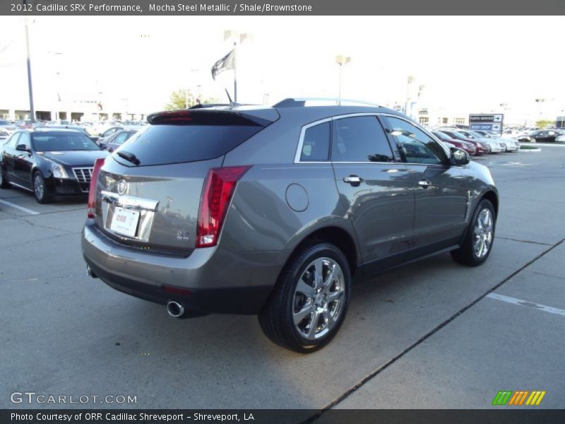 Mocha Steel Metallic / Shale/Brownstone 2012 Cadillac SRX Performance