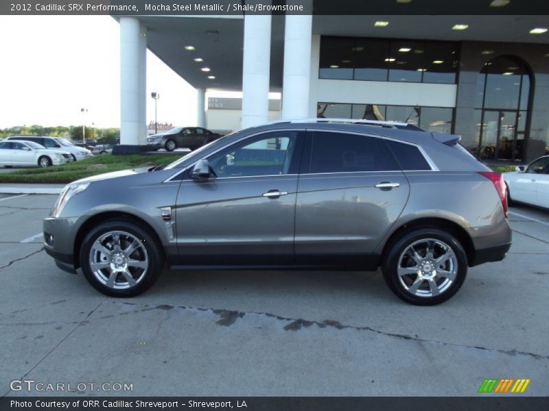 Mocha Steel Metallic / Shale/Brownstone 2012 Cadillac SRX Performance