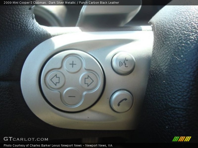 Dark Silver Metallic / Punch Carbon Black Leather 2009 Mini Cooper S Clubman