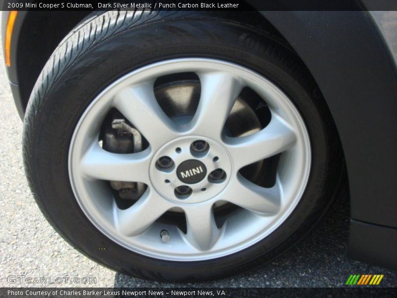 Dark Silver Metallic / Punch Carbon Black Leather 2009 Mini Cooper S Clubman