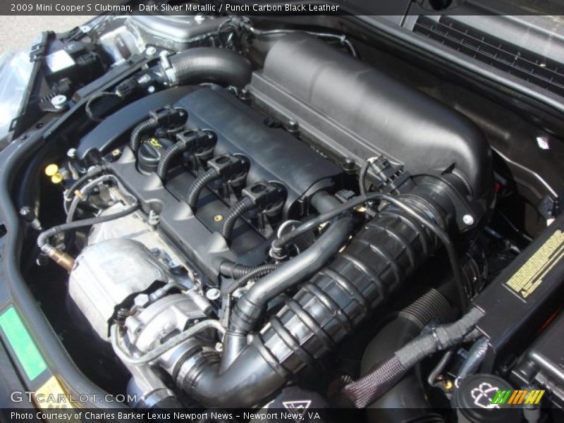 Dark Silver Metallic / Punch Carbon Black Leather 2009 Mini Cooper S Clubman