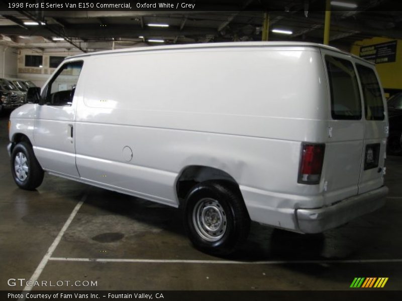 Oxford White / Grey 1998 Ford E Series Van E150 Commercial