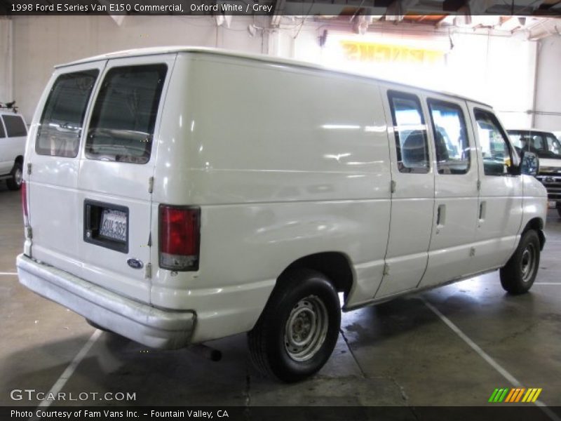 Oxford White / Grey 1998 Ford E Series Van E150 Commercial