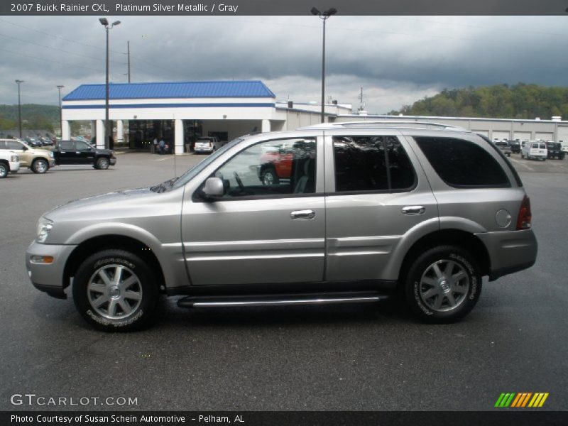 Platinum Silver Metallic / Gray 2007 Buick Rainier CXL