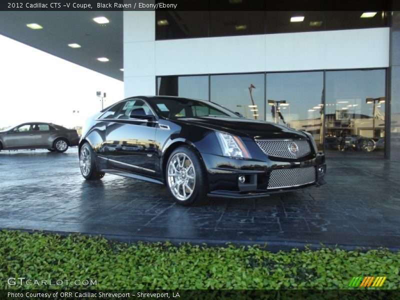 Black Raven / Ebony/Ebony 2012 Cadillac CTS -V Coupe