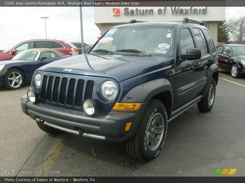 Midnight Blue Pearl / Medium Slate Gray 2006 Jeep Liberty Renegade 4x4