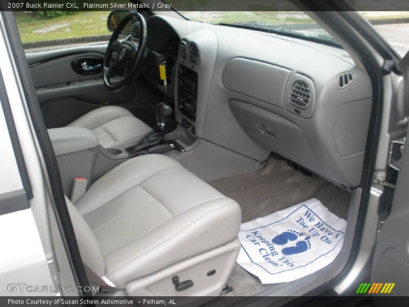 Platinum Silver Metallic / Gray 2007 Buick Rainier CXL