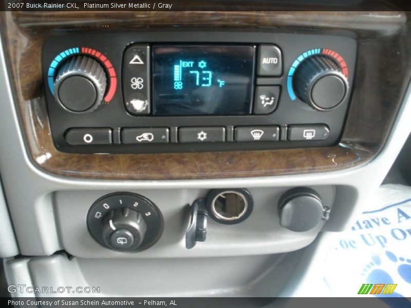 Platinum Silver Metallic / Gray 2007 Buick Rainier CXL