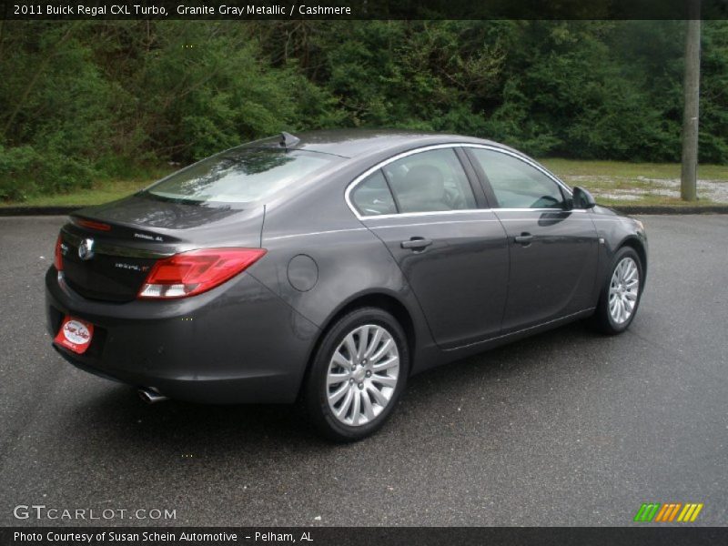 Granite Gray Metallic / Cashmere 2011 Buick Regal CXL Turbo