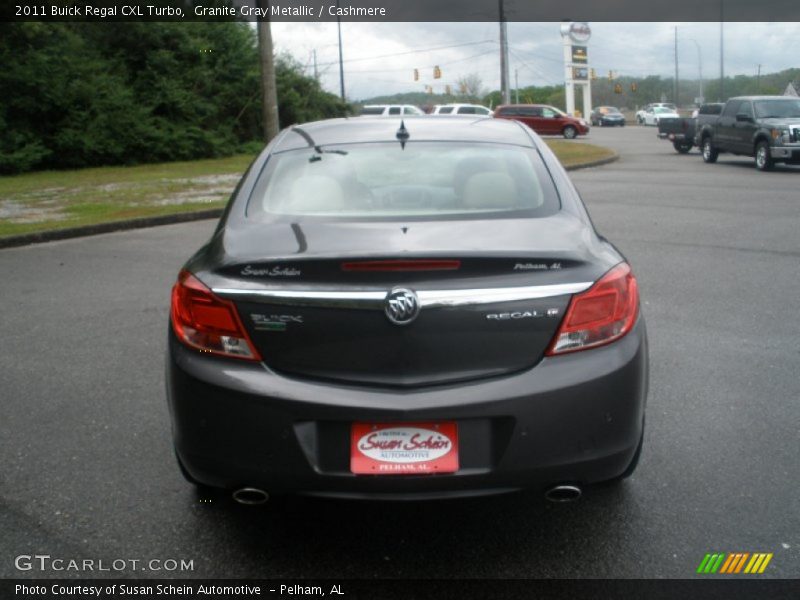 Granite Gray Metallic / Cashmere 2011 Buick Regal CXL Turbo