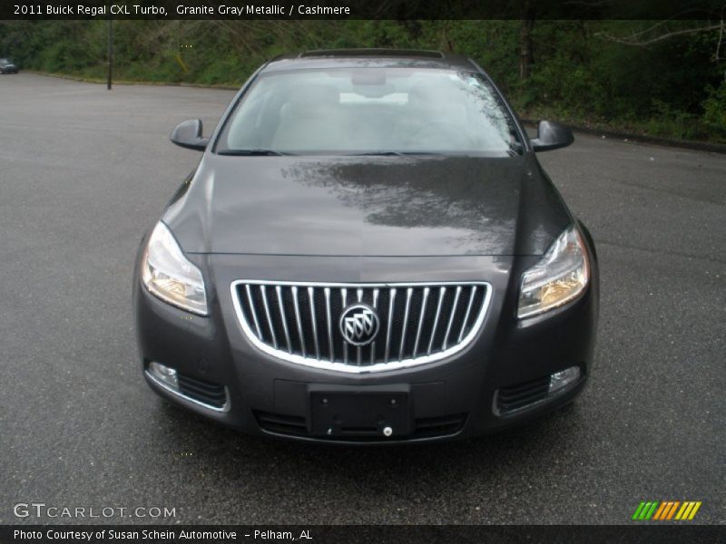 Granite Gray Metallic / Cashmere 2011 Buick Regal CXL Turbo