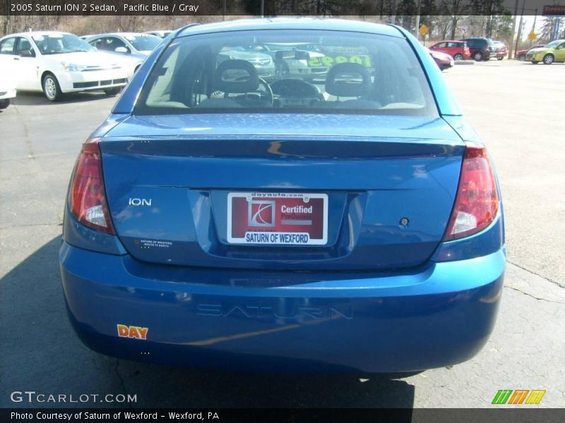 Pacific Blue / Gray 2005 Saturn ION 2 Sedan