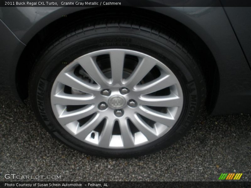 Granite Gray Metallic / Cashmere 2011 Buick Regal CXL Turbo