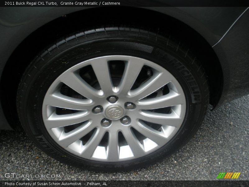 Granite Gray Metallic / Cashmere 2011 Buick Regal CXL Turbo
