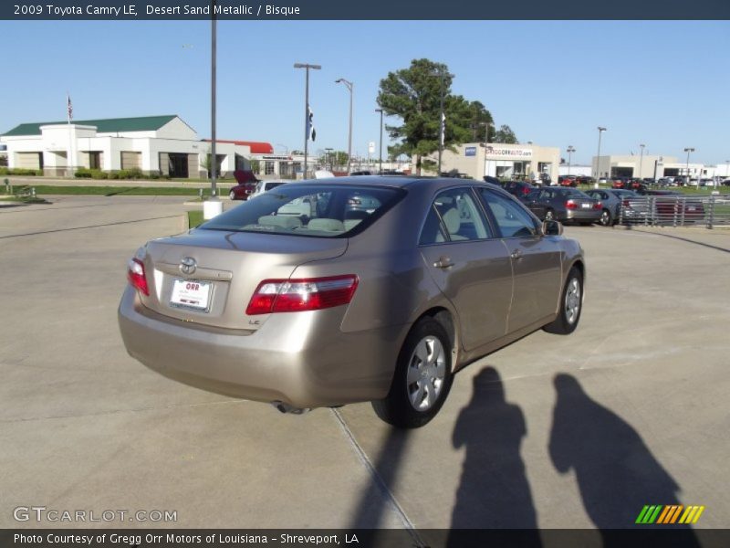 Desert Sand Metallic / Bisque 2009 Toyota Camry LE