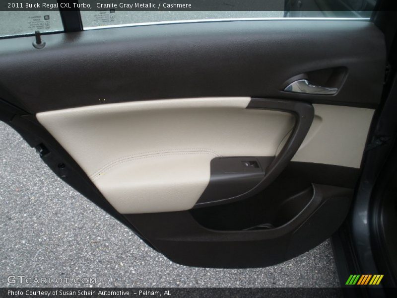 Granite Gray Metallic / Cashmere 2011 Buick Regal CXL Turbo